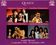 Foglio francobolli Queen