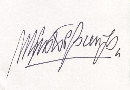Lorenzo minotti autografo - minotti,