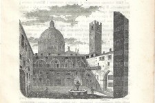Stampa antica BRESCIA veduta