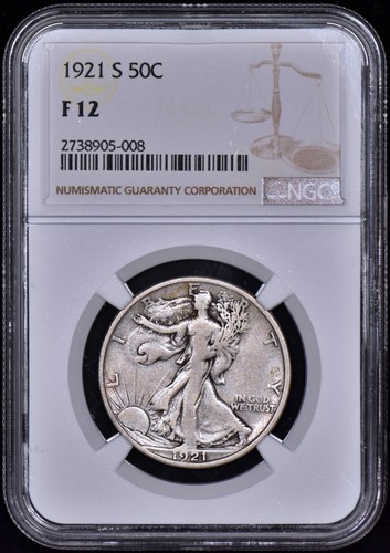 1921 mezzo dollaro - mezzo,