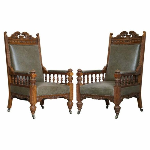 Antica coppia poltrone - coppia, di