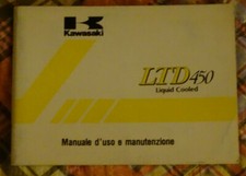 USO E MANUTENZIONE KAWASAKI LTD 450 L.C. IN ITALIANO