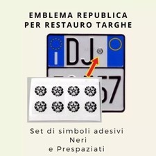 Adesivi repubblica italiana - adesivi,