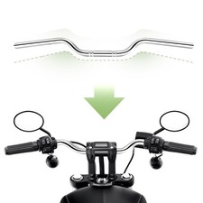 Manubrio moto 25mm cromato - 1",