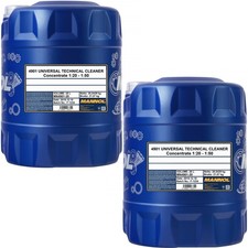 2x 20L MANNOL DETERGENTE TECNICO UNIVERSALE DETERGENTE A FREDDO CONCENTRATO SCIOGLI GRASSO
