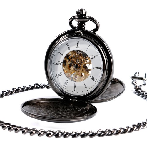 Orologio tasca uomo doppio - orologio,