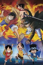 Poster One Piece Ace, Sabo &