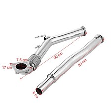 SCARICO ACCIAIO INOX 3" DECAT