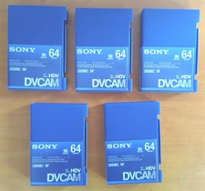5x Videocassette digitali Sony
