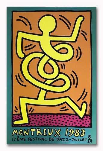 Keith haring poster - haring, vintage