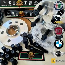 4 DISTANZIALI 16+20mm 5/120/72,6+ 20 BULLONI NERI x BMW M1 M3 M4 M5 M6 X-drive M