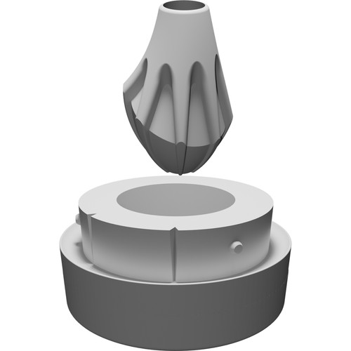 Vaso decorativo design creste - vaso,