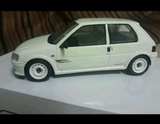 Peugeot 106 Rallye Ltd Edn Scala 1:18 Modelli Otto Resina 1/18° Serie 2 Bianco S2