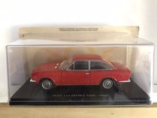 AUTO VINTAGE  - FIAT 124 SPORT 1600 1970 - Modellino Scala 1:24 Con fascicolo