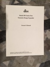 Dbx model 1bx series - model, 2