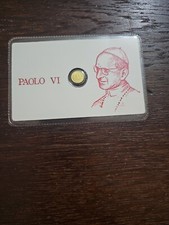 Moneta oro Papa Giovanni VI 