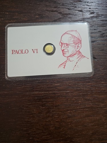 Moneta oro papa giovanni - moneta,