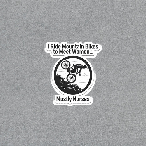 Adesivo ride mountain - mountain, bike