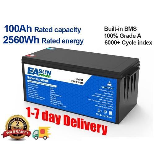 Batteria solare easun 12v - batteria,