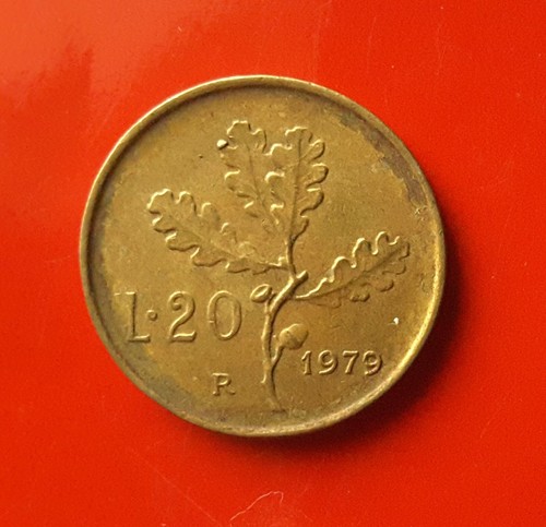 Lire 1979 errore globetto - 20,