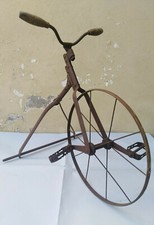 Triciclo bicicletta d'epoca ferro primi 900 bambino 