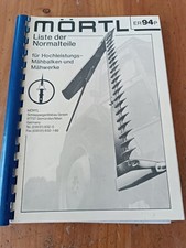Ersatzteilliste Mörtl Liste