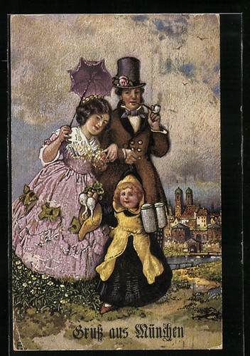Cartolina kindl monaco - di,