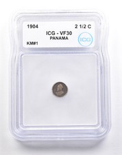 1904 Panama 2 1/2 Centesimos