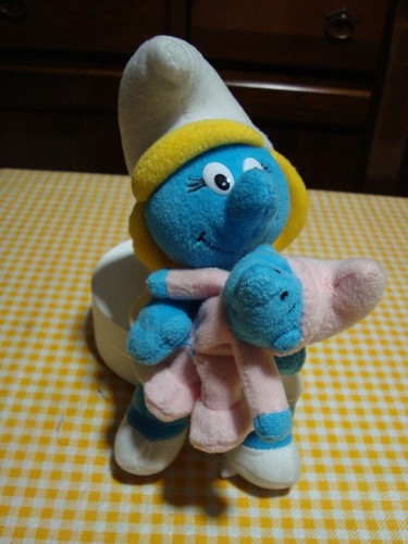 Puffo pupazzo peluche - pupazzo,