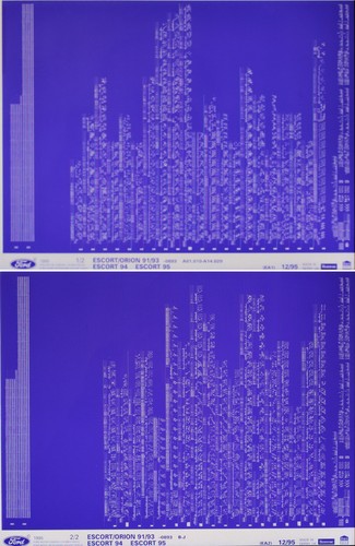 Ford escort mk5 catalogo - escort,