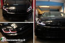 Fari fanali anteriori LED frecce dinamiche per VW Golf VI 6 08-12 Facelift 027*
