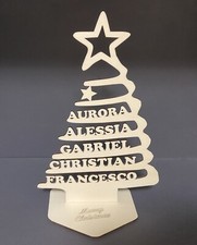 ALBERO DI NATALE CON NOMI IN