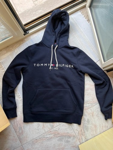 Felpa tommy hilfiger uomo blu - tommy,