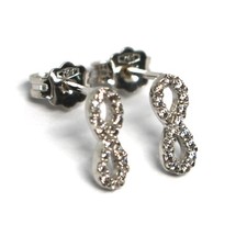  ORECCHINI PENDENTI ORO BIANCO