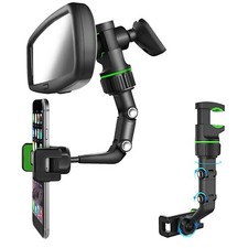 Supporto per telefono cellulare multifunzionale per specchietto retrovisore auto