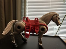 Modellino Bravestarr Thirty-Thirty 30/30 vintage anni 80 - supporto sella e fucile