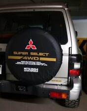 COPRIRUOTA MITSUBISHI IN PELLE NERA NUOVI DIAMETRO 70- 75 CM