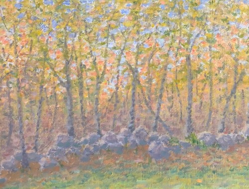 Dipinto olio paesaggio