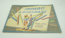 IMPARO A DISEGNARE ALBUM DISEGNO VINTAGE SCUOLA