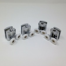 Cuscinetti ruote box doccia ricambio doppia ruota kit da 8 pezzi DocciaItalia