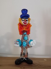 Clown Scultura in Vetro di