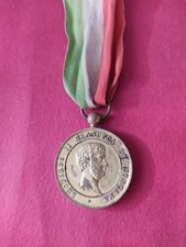 Medaglia Granducato Di Toscana 1848.Dorata.nastro Lungo D'epoca.Risorgimento