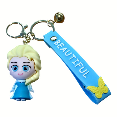 Portachiavi elsa gomma - elsa, e