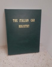 Libro The Italian Car Registry Abarth Fiat bizzarrini Maserati Aurelia zagato 