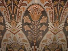 Arte Deco Festival Ambra Peluche Velluto Tessuto Tenda Fodera Cuscino Multiuso