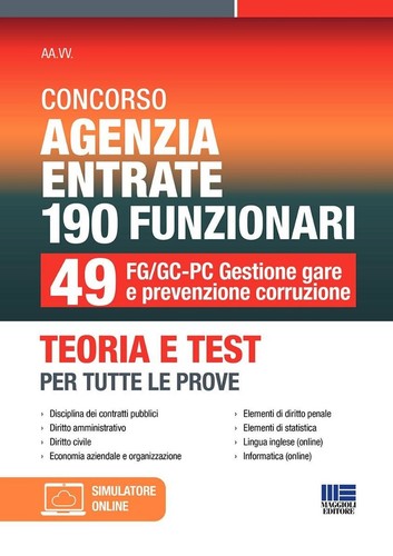 Libri concorso agenzia entrate - concorso,