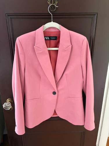 Zara pink tailored blazer - pink,