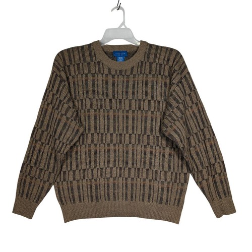 Maglione maglia geometrica