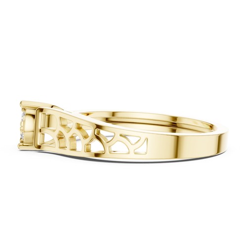 Anello con diamanti - , taglio