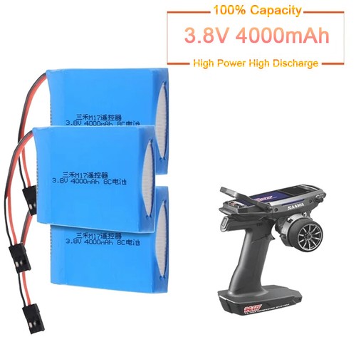 Batteria lipo 4000mah - 3.8v, +